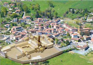 Abbaye de Savigny, désormais en ruines.